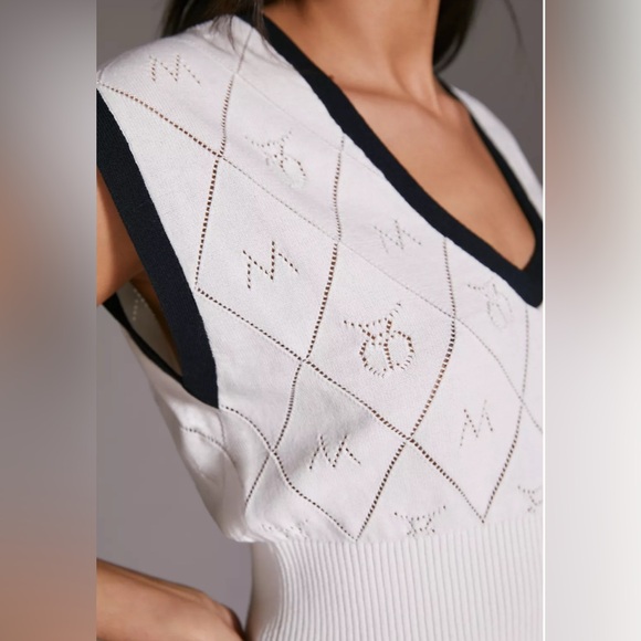 Maeve Anthropologie Violette Icon Logo Vest Size M - Picture 4 of 12